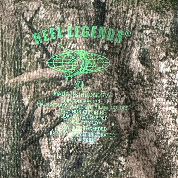 Reel Legends || Mens camouflage long sleeves top 
Size xl - Picture 5 of 5